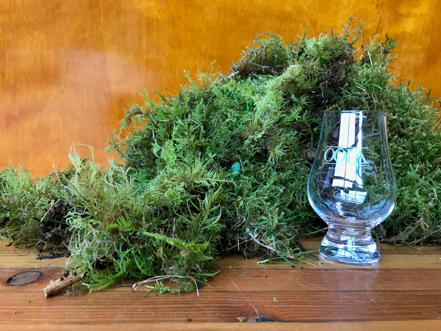 "OOLA" Monogramed Glencairn Glass